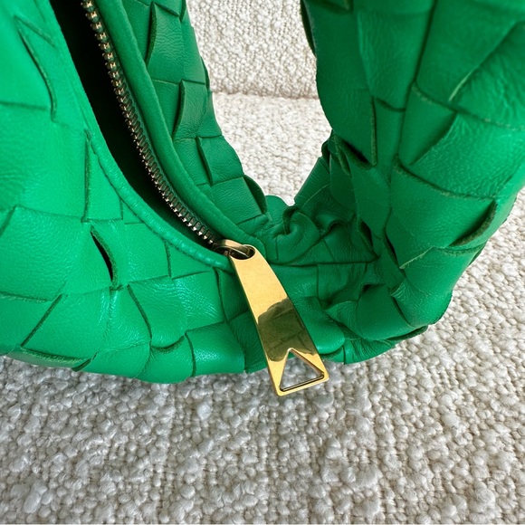 Bottega Veneta Nappa Intrecciato Mini Jodie Parakeet Green Handbag - Picture 12 of 15